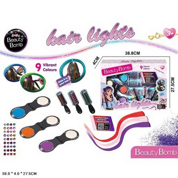 Набір крейда для волосся ZG019 з аксес.кор.38,8*4*27,5 /48/ (шт.)