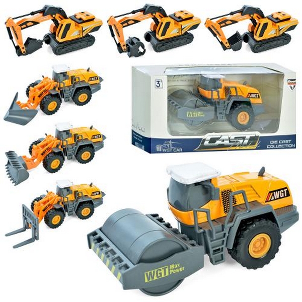 Будтехніка 887-43-45 (48шт)16см,інерція, 7видів, у кор-ці, 19-9-5см (шт.)