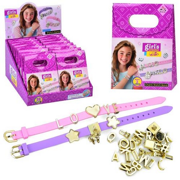 Набір для творчості MBK-559 (216шт) набір браслетів, підвіски, намистини(англ.літери), в кор-ці, 18 (шт.)