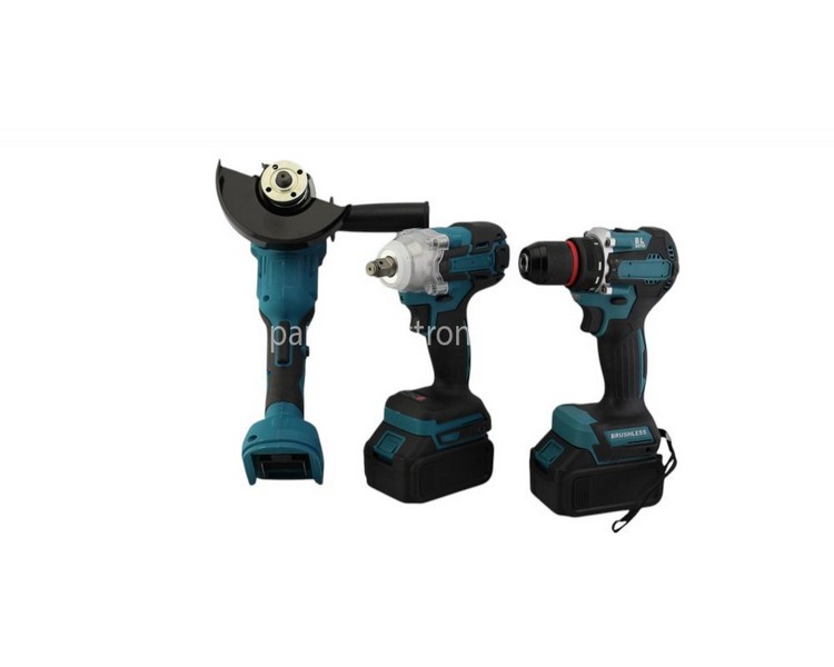 Набір інструментів 3 в1 Шурупоерт Гайковерт Кутова шліфувальна машина (5) 9713 (шт.)