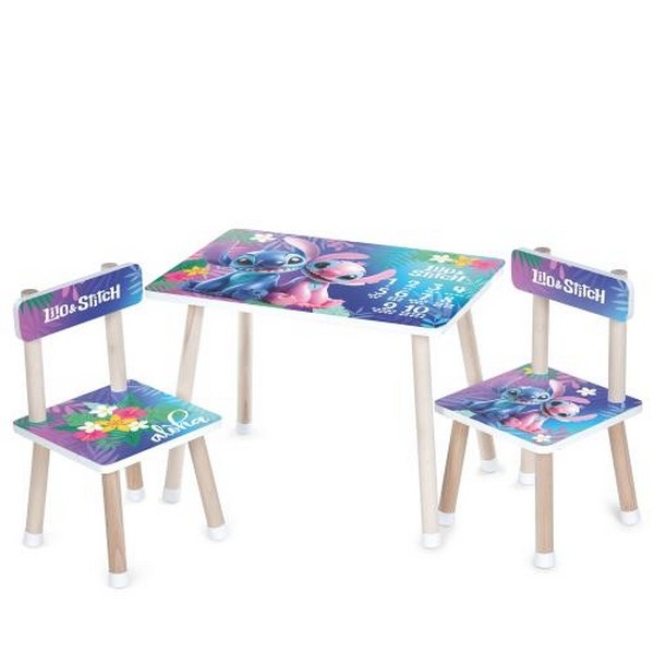 Столик M 501-10 (1шт) 2 стільчика, дерев'яний, цифри, LS (шт.)