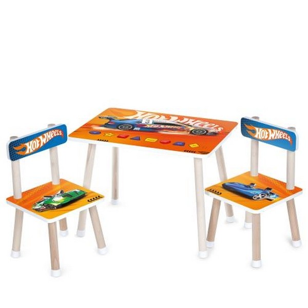 Столик M 501-5 (1шт) 2 стільчика, дерев'яний, фігури, HW (шт.)