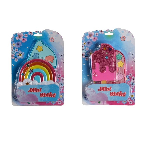 Косметика арт. MM2305 (72шт/2) мікс 2 види. тіні для повік планш. 20*30см (шт.)