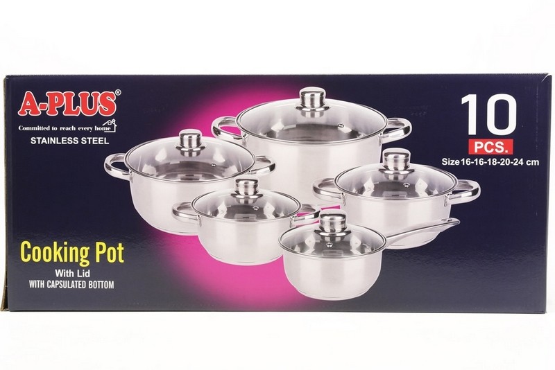 1293 Набір каструль (10 предметів) 1293 (шт.)