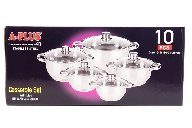 1297 Набір каструль (10 предметів) 1297 (шт.)