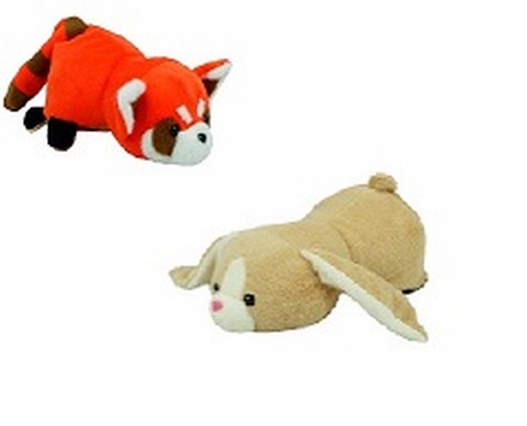 М’яка іграшка Тваринка-цікавинк 3 (червона панда-зайчик), 31 см 00518-7 (шт.)