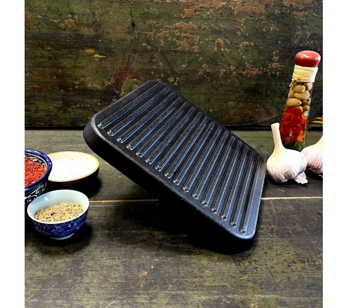 MS220 Прес-гриль 21см/3,5 кг чавунний квадратний MS220 (шт.)