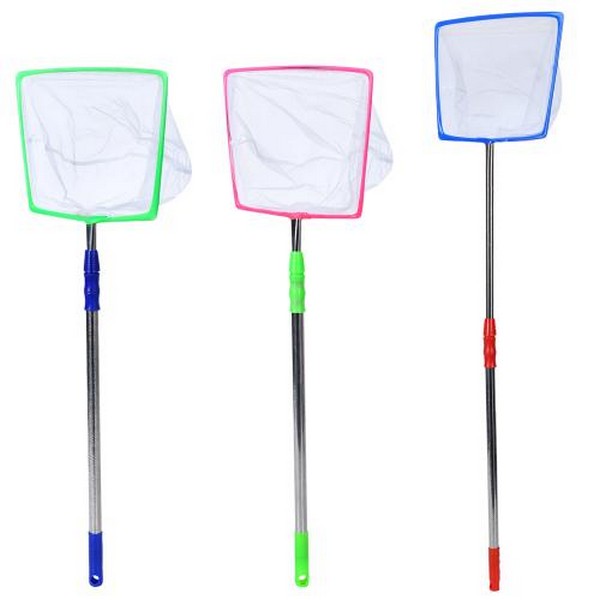 Сачок для метеликів MS 4388 (100шт) довжина 64см, 22-18см, ручка метал( телескопічна, 46см/69см), 3 (шт.)