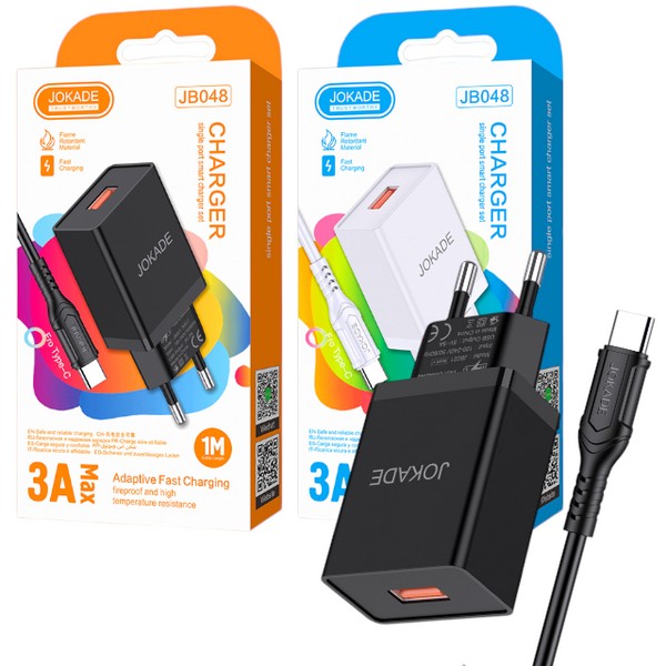 МЗП JOKADE JB048 + кабель Type-C black (шт.)