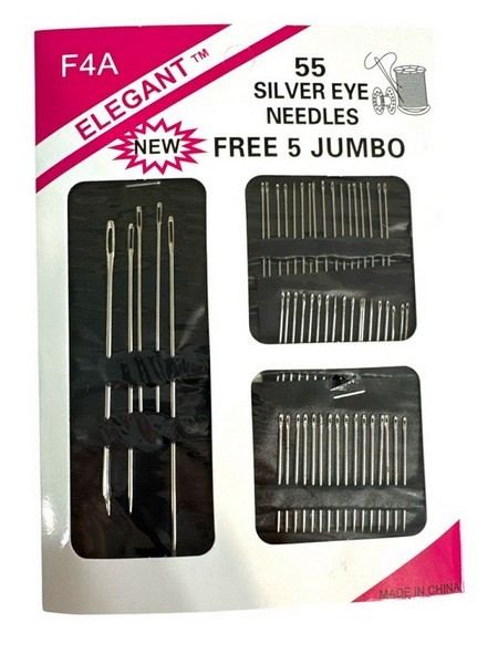 Набір голок 55шт, різні на блістері №Д-55 (720) (шт.)