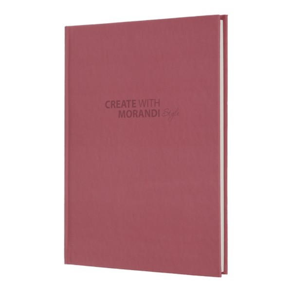 Записна книжка MORANDI STYLE, А5, 80 арк., клітинка, офсет крем, тв. лам. обкладинка, капучино BM.24 (шт.)