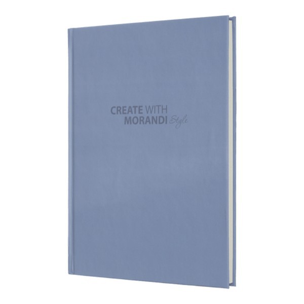 Записна книжка MORANDI STYLE, А5, 80 арк., клітинка, офсет крем, тв. лам. обкладинка, маренго BM.241 (шт.)