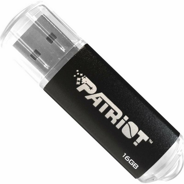 Флеш пам'ять Patriot Xporter Pulse 16Gb Metal/Black USB 2.0 (шт.)