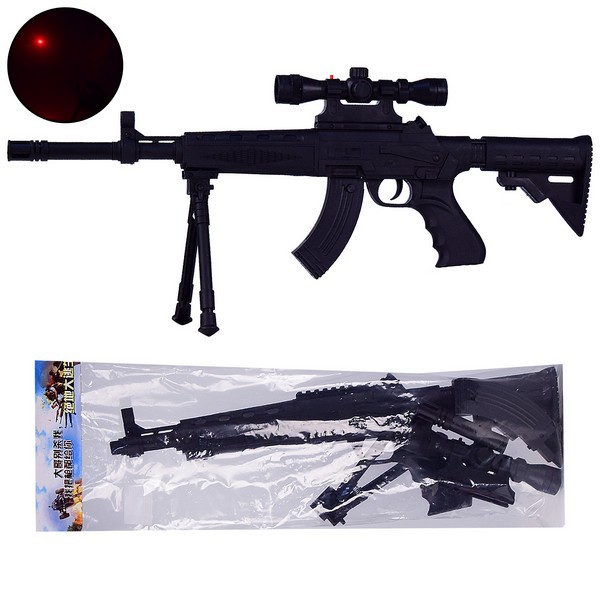 Іграшка автомат арт. 2059, лазер, р-р іграшки - 55.5*22*12.5 см., у пакеті 19.5*55 см. (шт.)