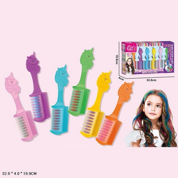 Іграшка стиліст набір арт. 8837 крейда для волосся короб. 32*19*4см (шт.)