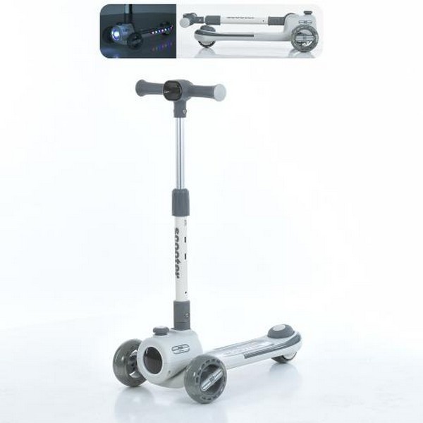 Самокат JR3-135-GR (1шт) метал+пластик, 3 колеса ПУ, 2передніх 125мм світло, 1 заднє 90мм світло, ке (шт.)