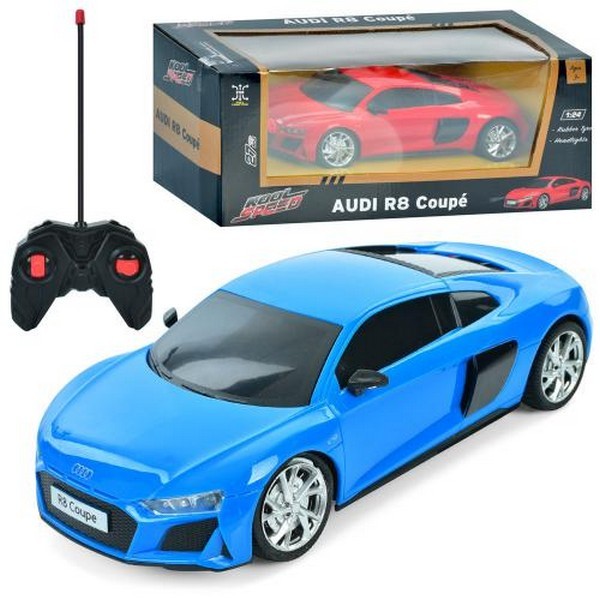 Машина 2405 (12шт) р/к, 18,5см, 1:24, світло, гумові колеса, 2 кольори, на бат-ці, в кор-ці, 25-10-1 (шт.)