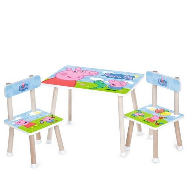 Столик M 501-15 (1шт) 2 стільчика, дерев'яний, PP (шт.)