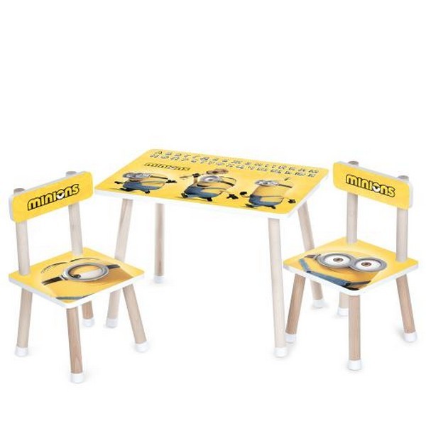 Столик M 501-27 (1шт) 2 стільчика, дерев'яний, укр.абетка, DM (шт.)