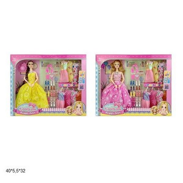 Лялька 29см 827-19/827-26 з нарядами та аксес.2в.кор.40*5,5*32 /40/ (шт.)