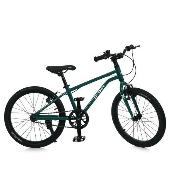 Велосипед дитячий 20д. PROF1 MB 20LIGHTY RAIN FOREST (1шт) LIGHTY,SKD85,алюм. рама,кермо, торм,обода (шт.)