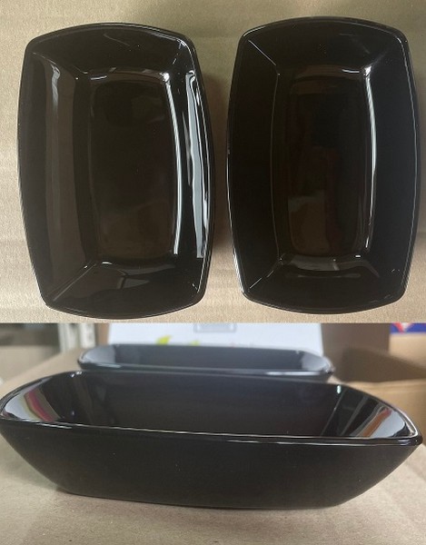 Токіо Блек салатник 12*18см, h-3,6см (под.уп.) н-р2шт 54942 (шт.)