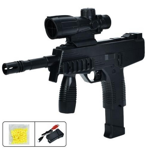 Автомат 999-21-BB (24шт) 31см, акум, пластикові кулі, лазер, USBзарядне, у пакеті, 21-36-5см (шт.)