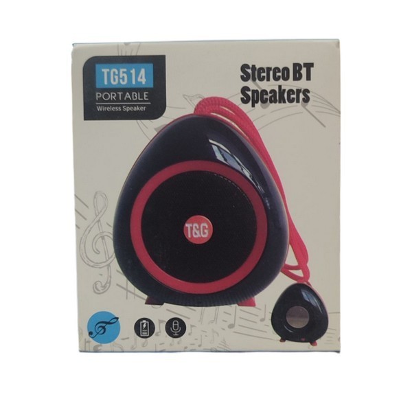Колонки bleutooth з функціями USB, SD, MP3 TG-514 чорна (шт.)