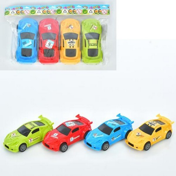 Машина 1122-3 (240шт)9см,4 кольори,4шт у пакеті 19-11-3см (шт.)