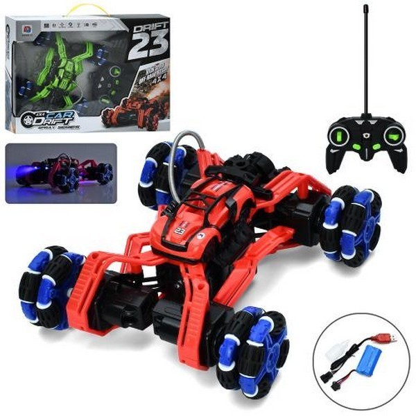 Машинка 0855-242A (12шт) р/к2,4G, акум, 21см, пара/дим, світло, колеса-ролики, 4х4, USBзарядне, 2 ко (шт.)