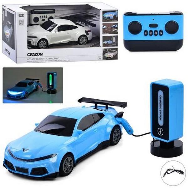 Машина 333-XN24161 (6шт) р/к, 2,4G, 27,5см, заправка, звук, світло, гумові колеса, USB-зарядне, акум (шт.)