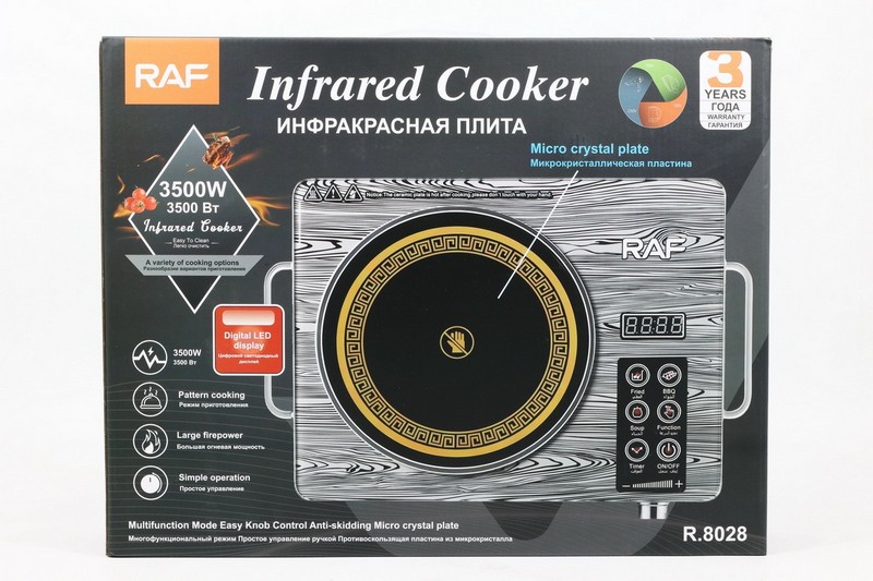 8028 R Інфрачервона плита з 1 конфорка 3500 Вт 8028 R (шт.)