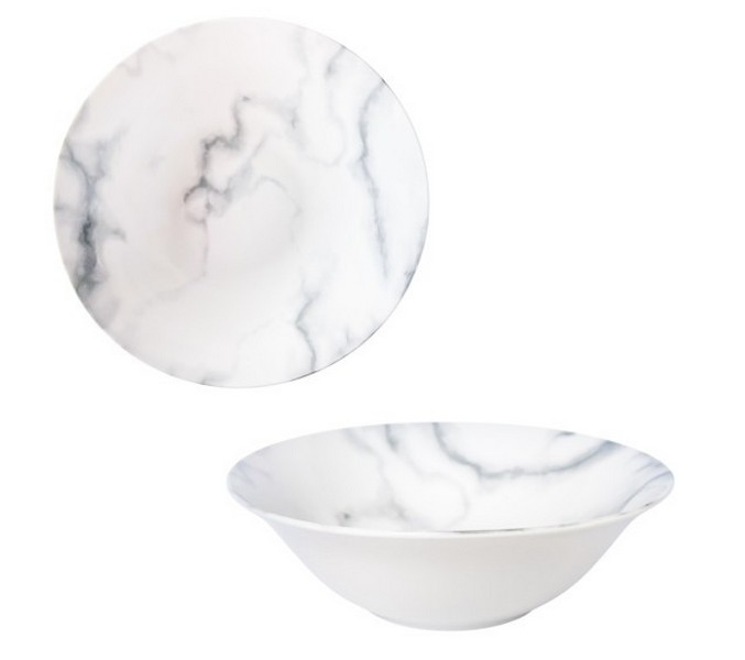 050-44-04 Салатник 7' Білий мармур 050-44-04 (шт.)