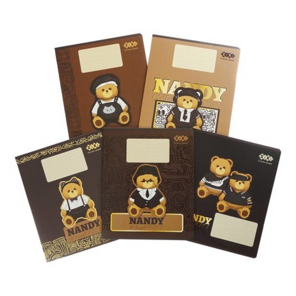 Зошит учнівський шкільний BEAR, 24арк., клітинка, KIDS LINE ZB25.1772K (шт.)