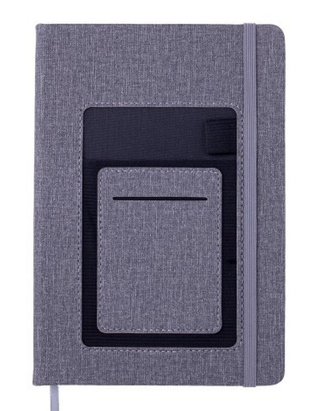 Блокнот діловий COMFORT А5, 96 арк., чистий, обкл. штучна шкіра, сірий BM.295009-09 (шт.)