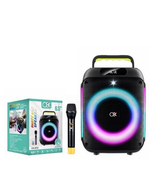 Колонка блютузна OK-672 велика з мікрафоном    F-154/6 (шт.)