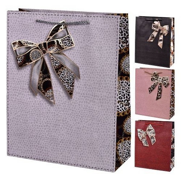 Пакет подарунковий паперовий L "Bow" 30*41.5*12см R98439-L (360шт) (шт.)