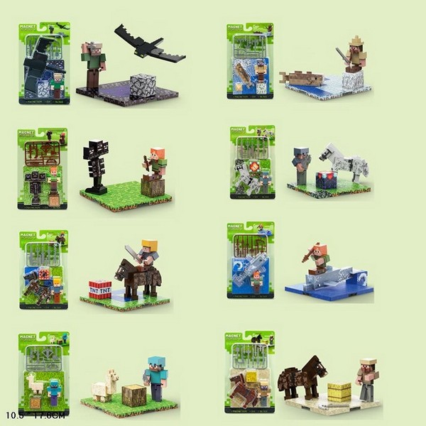 Конструктор магніт. арт. T9941-T9948 (120шт/2) My world  8видів планш. 10,5*17,8см (шт.)