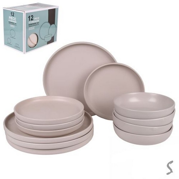 Набір столового посуду 12пр/наб (тарілка 26+19см, супниця 15см) MC5580-2 (2наб) (шт)