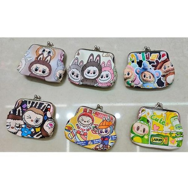 Гаманець YG0357 (450шт) LBB, 8,5-8-1см, 1 відділення, застібка (метал), 6 видів, у пакеті, (шт)