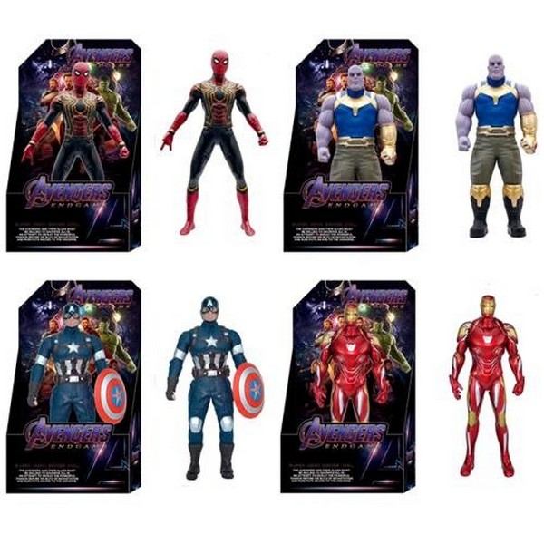 Фігурки для гри TT-801-3-4-5 (18шт) AV, 30см, рухливі руки та ноги, 4 види, в кор-ці, 23-38-9см (шт)