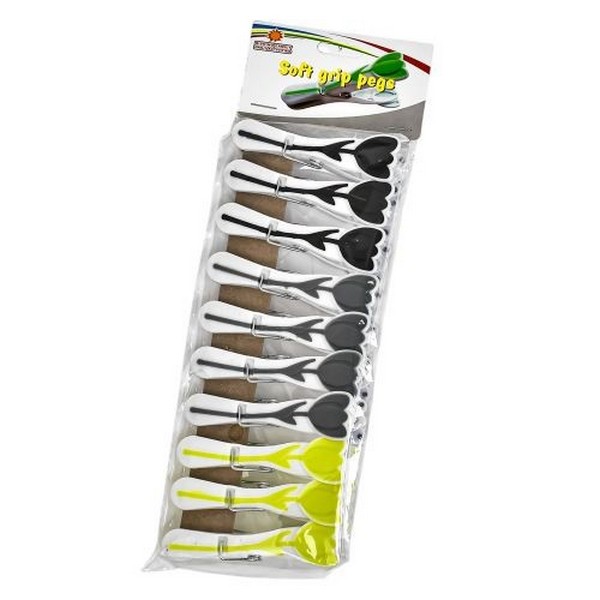 Прищіпка побутова 10шт/уп 8.5*4*2см R89628 (144уп) (шт)