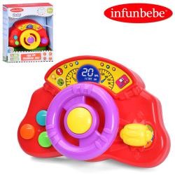 Автотренажер LS003 (24шт) кермо, 15,5-10см, звук, світло, на бат-ці, в кор-ці, 17-21-5,5см (шт)