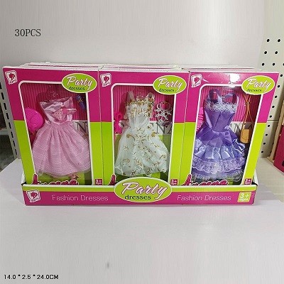 Одяг для ляльки арт. 2948-56 (270шт/3)   мікс видів, (9*18шт) дисп.бокс.14*2,5*24см (шт)