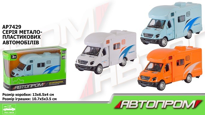 Машина мет. АВТОПРОМ арт. AP7429 (96шт/2)  короб.14,5*6*7см (шт)