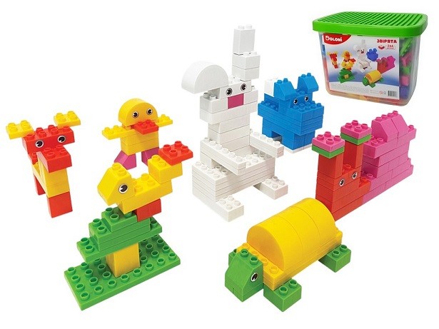 Конструктор "ЗВІРЯТА" 266 детал. 013888/05 в пластик. боксі (шт)