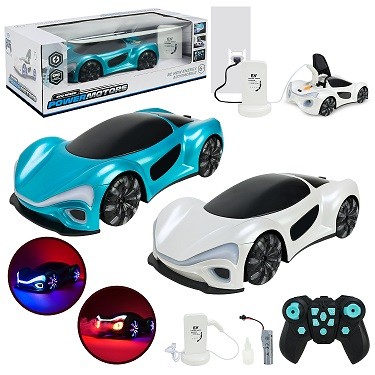 Машина р/к арт. PM3419 (18шт/2) "POWERMOTORS" 2 кольори, пар акум,світло,звук,заряд.станція,у короб. (шт)