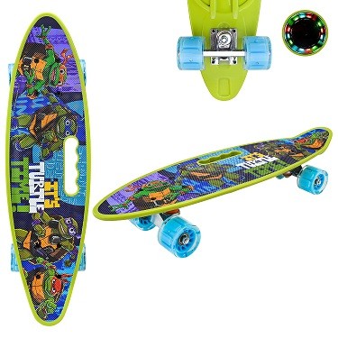 Пенні Борд арт. TM2509 (8шт)  60*16 см TMNT,колеса PU світло 60х17х12 см (шт)