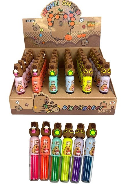 Текст-маркер  капібара,  36шт в упак. №MD-532 (864) (шт)