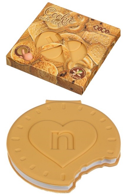 Блокнот COOKIE, 90х87мм, 80 арк., нелінований, ароматизована Soft touch обкладинка, KIDS Line ZB.124 (шт)